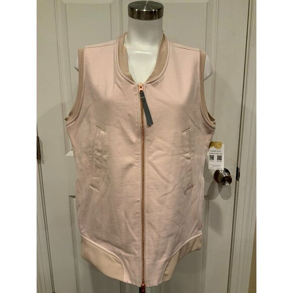 Lululemon Light Pink 2-Way Zip-Up Vest W/ Pockets, Size 10 (US) - Picture 1 of 8